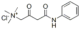 (4-anilino-2,4-dioxobutyl)trimethylammonium chloride Struktur