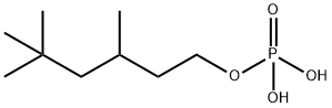 3,5,5-trimethylhexyl dihydrogen phosphate Struktur