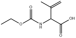 3-Butenoic  acid,  2-[(ethoxycarbonyl)amino]-3-methyl- Struktur