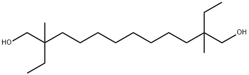 1,12-Dodecanediol, 2,11-diethyl-2,11-dimethyl- Struktur