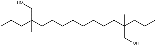 1,12-Dodecanediol, 2,11-dimethyl-2,11-dipropyl- Struktur