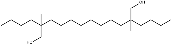 2,11-dibutyl-2,11-dimethyl-dodecane-1,12-diol Struktur