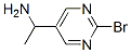 5-Pyrimidinemethanamine, 2-bromo--alpha--methyl- (9CI) Struktur