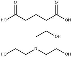 bis[tris(2-hydroxyethyl)ammonium] glutarate Struktur