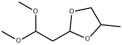 2-(2,2-dimethoxyethyl)-4-methyl-1,3-dioxolane Struktur