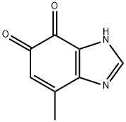 1H-Benzimidazole-6,7-dione,  4-methyl- Struktur