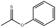 Thioacetic acid phenyl ester Struktur