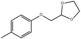 2-(4-METHYL-PHENOXYMETHYL)-[1,3]DIOXOLANE Struktur