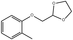 2-(2-METHYL-PHENOXYMETHYL)-[1,3]DIOXOLANE Struktur