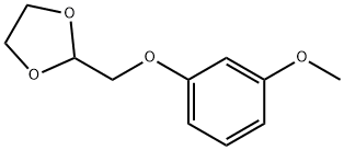 2-(3-METHOXY-PHENOXYMETHYL)-[1,3]DIOXOLANE Struktur