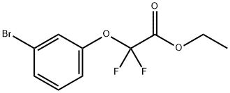 (3-BROMO-PHENOXY)-DIFLUORO-ACETIC ACID ETHYL ESTER Struktur