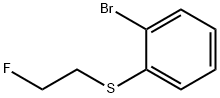 1-BROMO-2-(2-FLUORO-ETHYLSULFANYL)-BENZENE Struktur