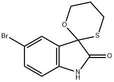 5-BROMO-3,3-(PROPYLENEOXOTHIO)-1,3-DIHYDRO-INDOLE-2-ONE Struktur