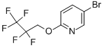 5-BROMO-2-(2,2,3,3,3-PENTAFLUOROPROPOXY)PYRIDINE Struktur