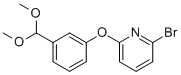 2-BROMO-6-(3-(DIMETHOXYMETHYL)-PHENOXY)PYRIDINE Struktur