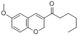 1-(6-METHOXY-2H-CHROMEN-3-YL)-HEXAN-1-ONE Struktur