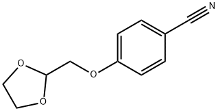 2-(4-CYANO-PHENOXYMETHYL)-[1,3]DIOXOLANE Struktur