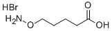 5-(AMINOOXY)PENTANOIC ACID, HYDROBROMIDE Struktur