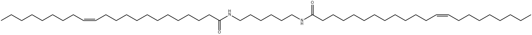 (Z,Z)-N,N'-hexane-1,6-diyldidocos-13-enamide Struktur