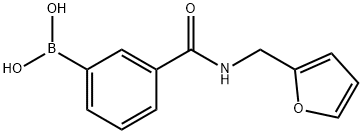 3-(FURFURYLAMINOCARBONYL)PHENYLBORONIC ACID Struktur