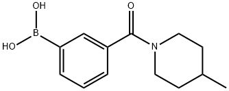 3-(4-METHYLPIPERIDINE-1-CARBONYL)PHENYLBORONIC ACID price.