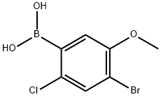 (4-BROMO-2-CHLORO-5-METHOXY)BENZENEBORONIC ACID price.