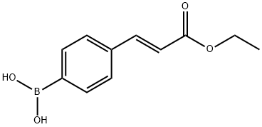 ETHYL 4-BORONOCINNAMATE Struktur