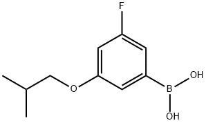 3-氟-5-異丁氧基苯硼酸, 850589-57-0, 結(jié)構(gòu)式