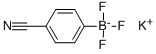 POTASSIUM (4-CYANOPHENYL)TRIFLUOROBORATE Struktur