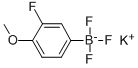 POTASSIUM (3-FLUORO-4-METHOXYPHENYL)TRIFLUOROBORATE Struktur