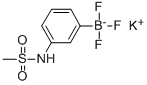 POTASSIUM (3-METHANESULFONYLAMINOPHENYL)TRIFLUOROBORATE Struktur