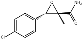 (2R,3S)-3-(4-CHLOROPHENYL)-2-METHYLOXIRANE-2-CARBOXAMIDE Struktur