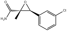 (2R,3S)-3-(3-CHLOROPHENYL)-2-METHYLOXIRANE-2-CARBOXAMIDE Struktur