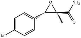 (2R,3S)-3-(4-BROMOPHENYL)-2-METHYLOXIRANE-2-CARBOXAMIDE Struktur