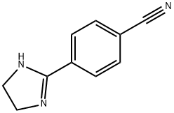 Benzonitrile,  4-(4,5-dihydro-1H-imidazol-2-yl)- Struktur