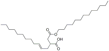 tridecyl hydrogen 2-dodecenylsuccinate Struktur