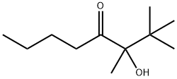 3-Hydroxy-2,2,3-trimethyloctan-4-one Struktur