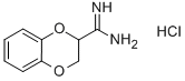 2,3-DIHYDRO-1,4-BENZODIOXINE-2-CARBOXIMIDAMIDE HYDROCHLORIDE Struktur