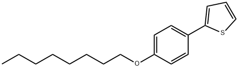 2-[4-(Octyloxy)phenyl]thiophene Struktur