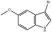 3-BROMO-5-METHOXY-1H-INDOLE Struktur