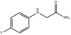 2-[(4-フルオロフェニル)アミノ]アセトアミド 化學構造式