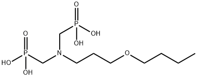 [[(3-butoxypropyl)imino]bis(methylene)]bisphosphonic acid  Struktur