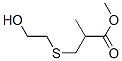 methyl 3-[(2-hydroxyethyl)thio]isobutyrate  Struktur