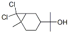 7,7-dichloro-alpha,alpha,6-trimethylbicyclo[4.1.0]heptane-3-methanol Struktur