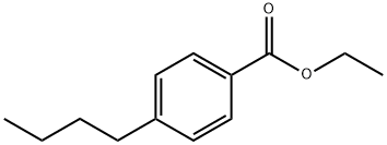 Benzoic acid, 4-butyl-, ethyl ester Struktur