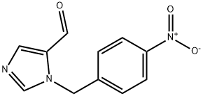 3-(4-NITRO-BENZYL)-3H-IMIDAZOLE-4-CARBALDEHYDE Struktur