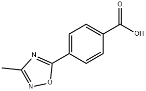 4-(3-METHYL-1,2,4-OXADIAZOL-5-YL)BENZOIC ACID Struktur