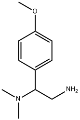 [2-AMINO-1-(4-METHOXYPHENYL)ETHYL]DIMETHYLAMINE Struktur