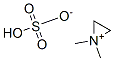 1,1-dimethylaziridinium hydrogen sulphate Struktur