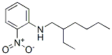 N-(2-ethylhexyl)-2-nitroaniline Struktur